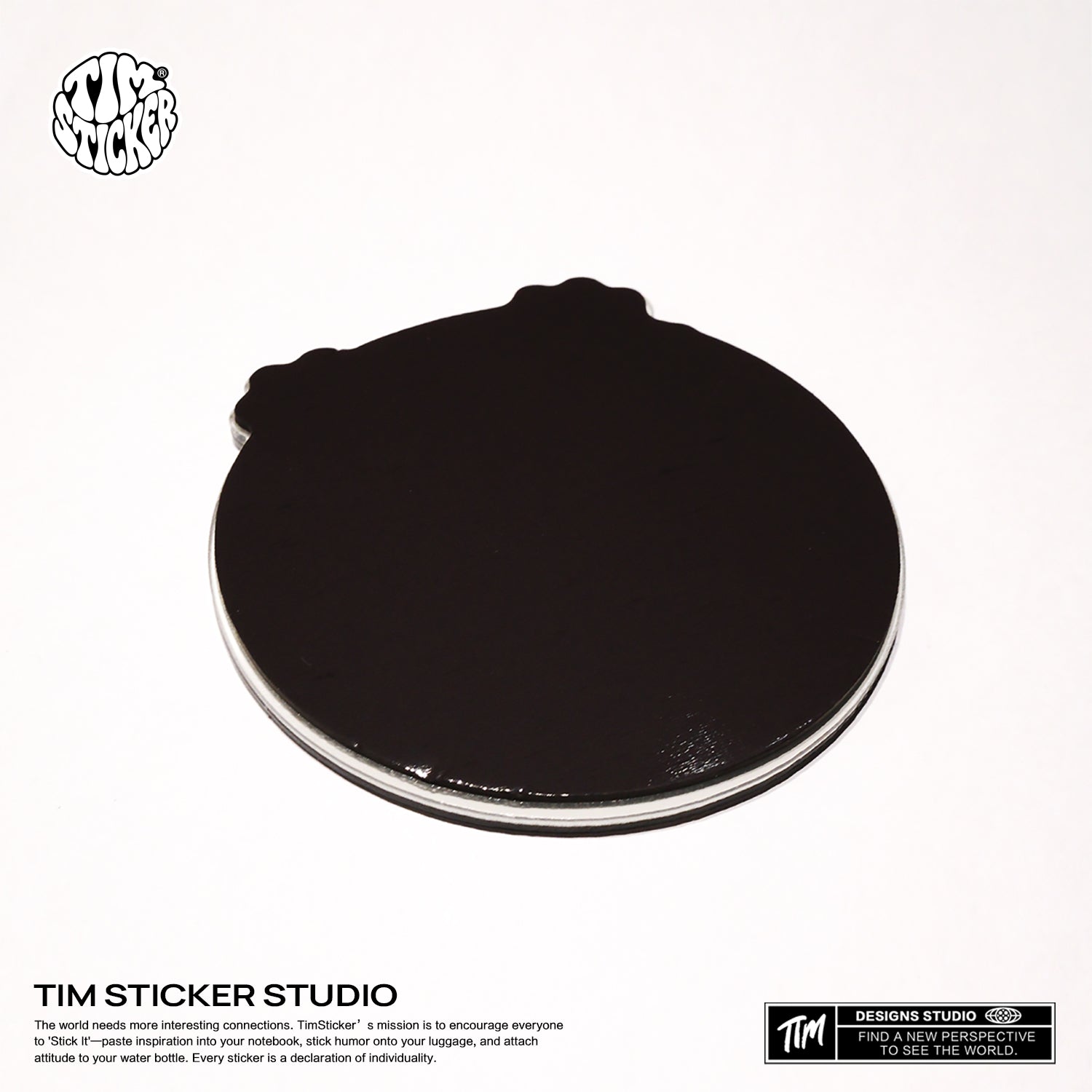 Strong Magnetic Scratch-Free "Trust No One" Refrigerator Magnets, Protects Refrigerator Surface Without Marks TIM STICKER®