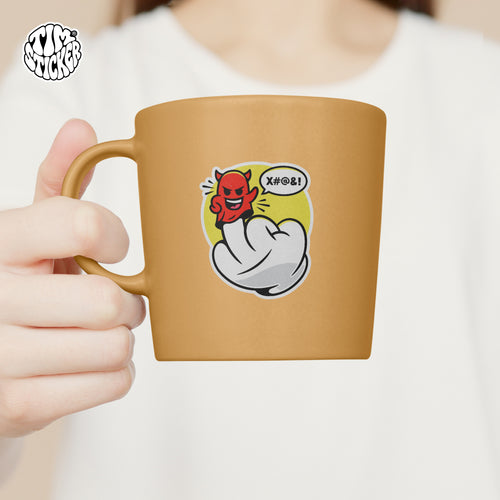 Autocollants imperméables à motifs de mots OMG, pour adultes et enfants, lot de 3, non réutilisables TIM STICKER® 