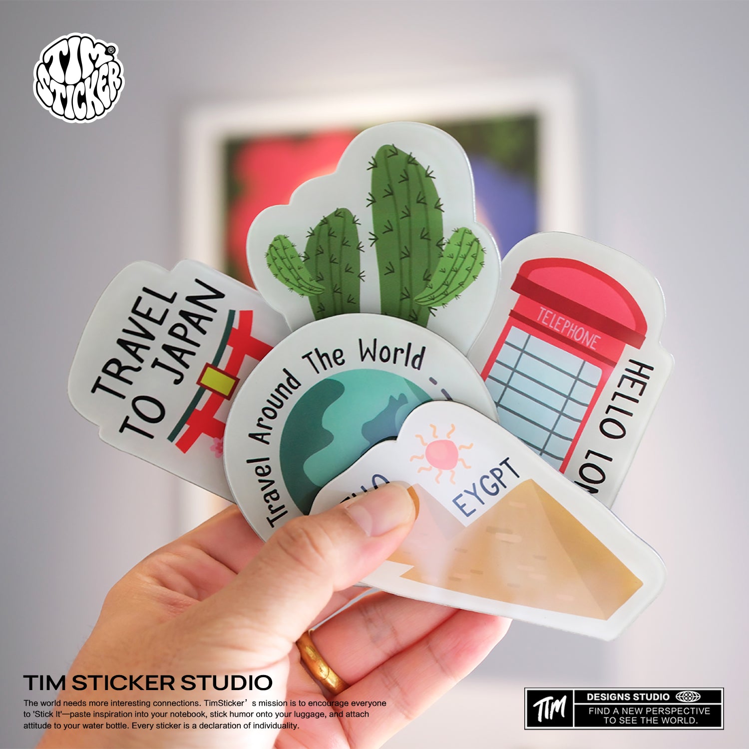 Strong Magnetic Scratch-Free Wonderful journey Pattern Refrigerator Magnets, Protects Refrigerator Surface Without Marks TIM STICKER®