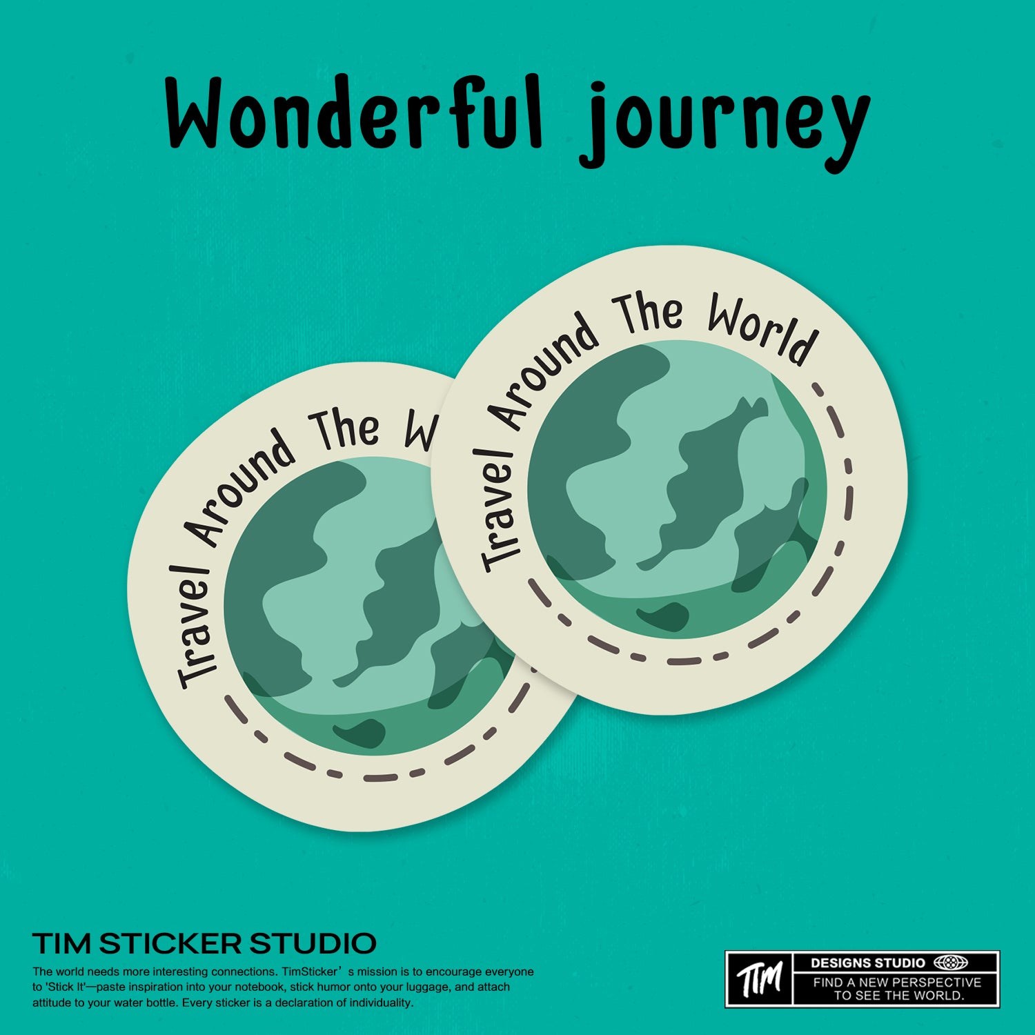 Strong Magnetic Scratch-Free Wonderful journey Pattern Refrigerator Magnets, Protects Refrigerator Surface Without Marks TIM STICKER®