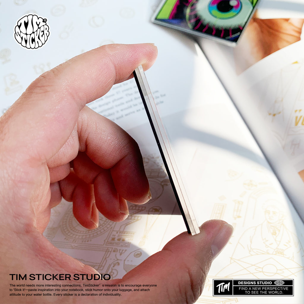 Strong Magnetic Scratch-Free "Yay Or Nay" Refrigerator Magnets, Protects Refrigerator Surface Without Marks TIM STICKER®