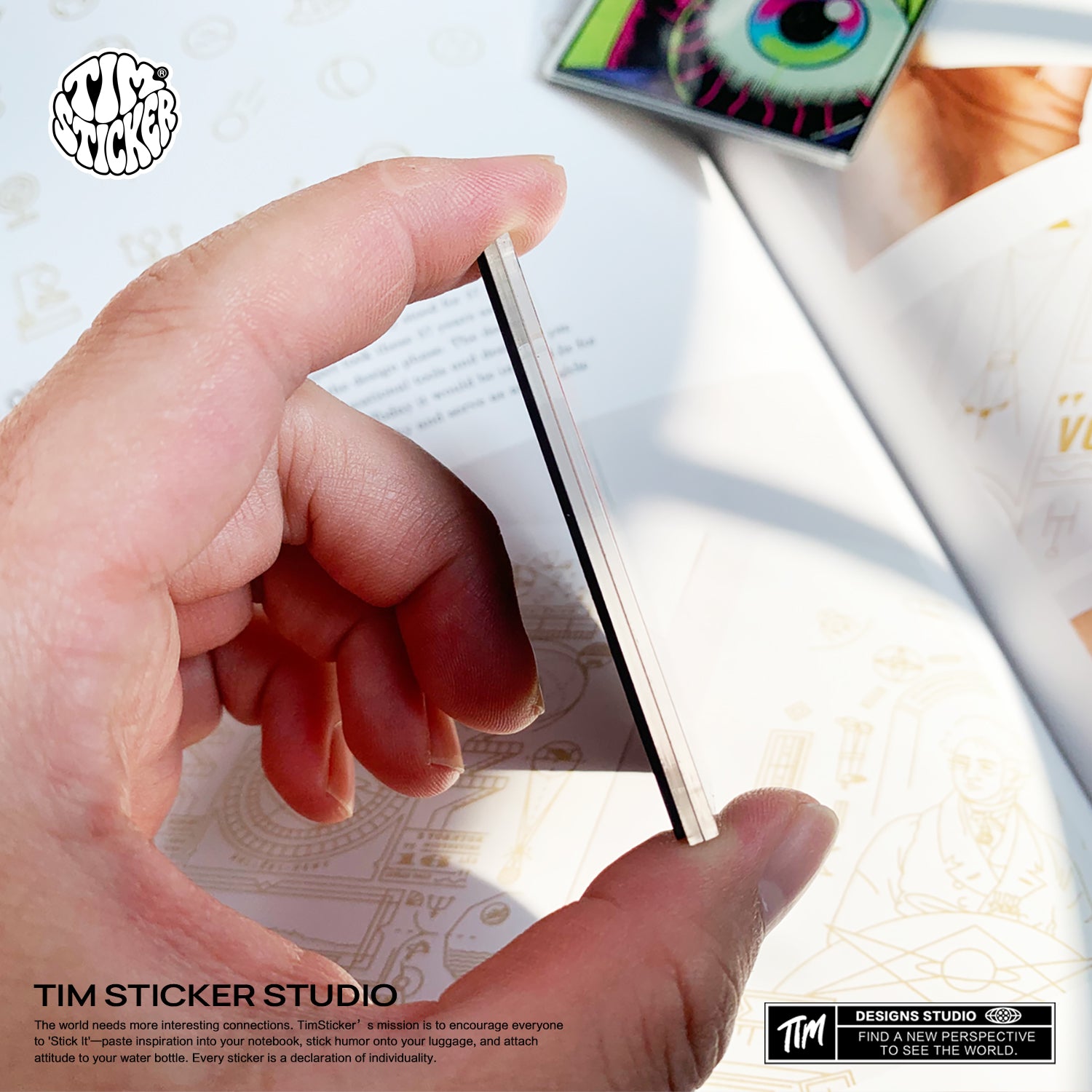 Strong Magnetic Scratch-Free "Yay Or Nay" Refrigerator Magnets, Protects Refrigerator Surface Without Marks TIM STICKER®