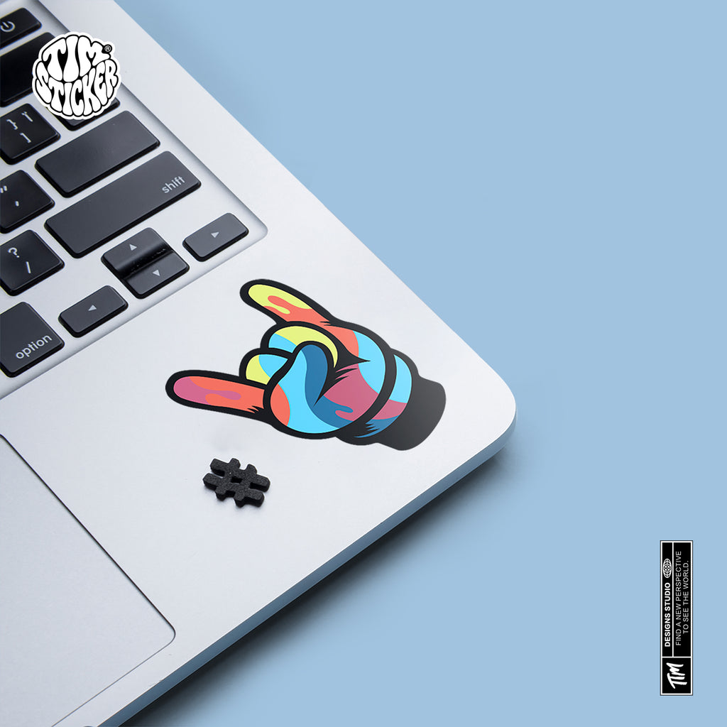 Yoo Graffiti Sticker Set, Trendy Cartoon Outdoor Style Sticker Decal for Laptop, Water Bottle, Car, Skateboard, 3 PCS, Not Reusable TIM STICKER®
