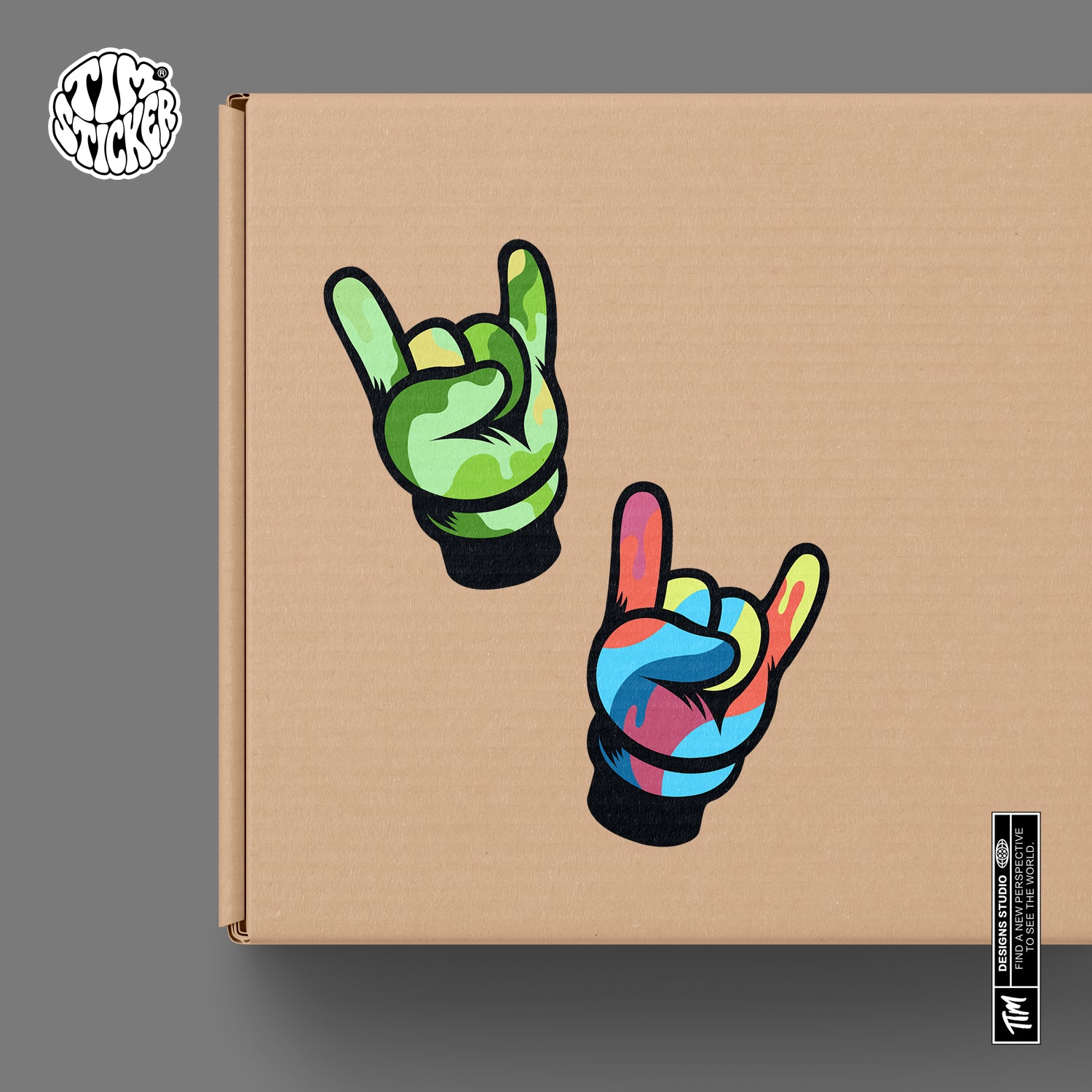 Yoo Graffiti Sticker Set, Trendy Cartoon Outdoor Style Sticker Decal for Laptop, Water Bottle, Car, Skateboard, 3 PCS, Not Reusable TIM STICKER®