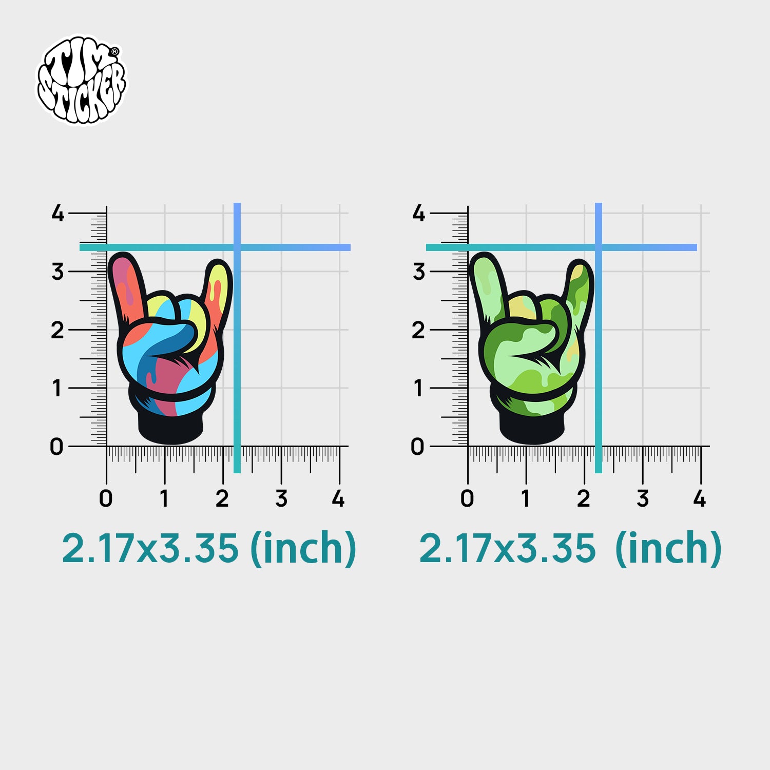 Yoo Graffiti Sticker Set, Trendy Cartoon Outdoor Style Sticker Decal for Laptop, Water Bottle, Car, Skateboard, 3 PCS, Not Reusable TIM STICKER®