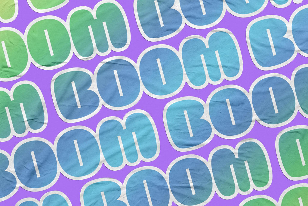 Matte Vinyl Sticker Mockup