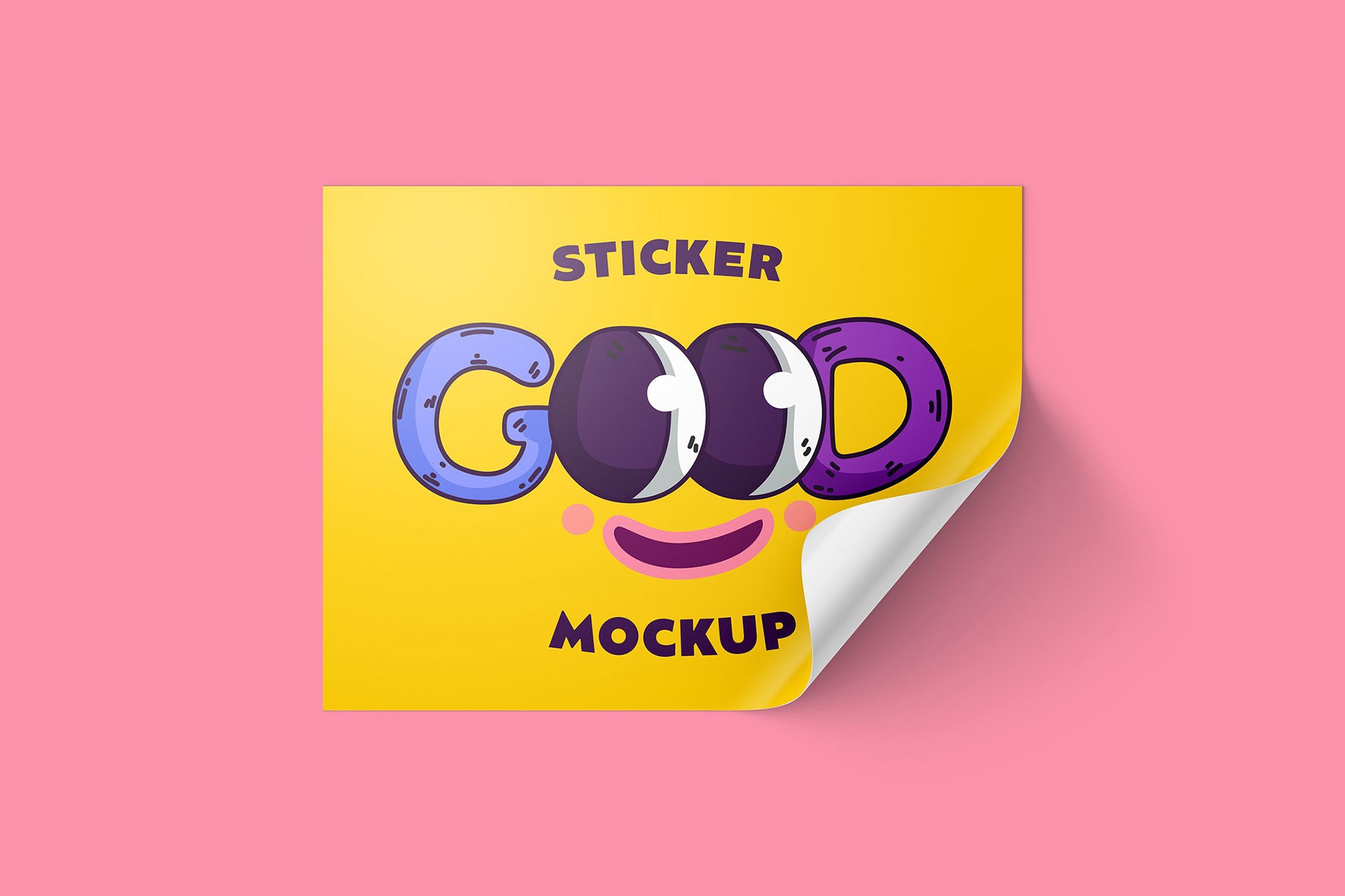 Rectangle Stickers Mockup – TIM STICKER